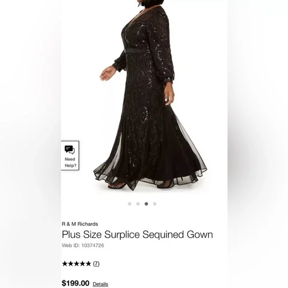 Plus Dress - Picture 5 of 7